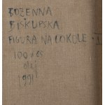Bożenna Biskupska (ur. 1952, Warszawa), Figura na cokole I, 1991