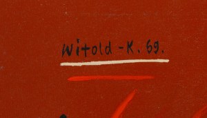 Witold Kaczanowski \ Witold-K (1932 Warszawa - 2025 ), Bez tytułu, 1969