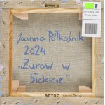Joanna Półkośnik (b. 1981), Crane in Blue, 2024