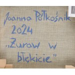 Joanna Półkośnik (b. 1981), Crane in Blue, 2024