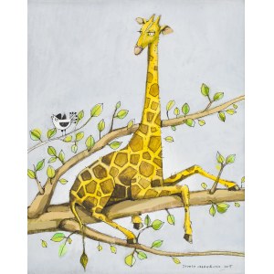 Jagoda Charkiewicz (b. 1982), Giraffe in the tree, 2015