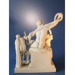 Laocoon. From the archaeological model. 19th century. Biscuit.