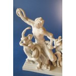 Laocoon. From the archaeological model. 19th century. Biscuit.