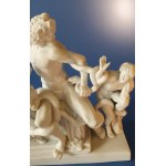 Laocoon. From the archaeological model. 19th century. Biscuit.