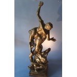 Rape of the Sabine Women. After Giambologna. Neoclassical period. 18th-19th century. Black patinated bronze.