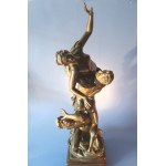 Rape of the Sabine Women. After Giambologna. Neoclassical period. 18th-19th century. Black patinated bronze.