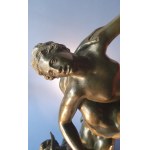 Rape of the Sabine Women. After Giambologna. Neoclassical period. 18th-19th century. Black patinated bronze.