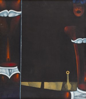 Jerzy Nowosielski (1923 Kraków - 2011 Kraków), Akt z lustrem, 1979