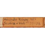 Aleksander Kobzdej (1920 Olesko - 1972 Warszawa), Szczelina w bieli z cyklu Szczeliny, 1967