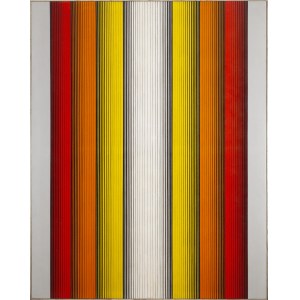 Tadasuke Kuwayama Tadasky (b. 1935, Nagoya, Japan), D-156 (Vertical Red, Orange, Yellow), 1967