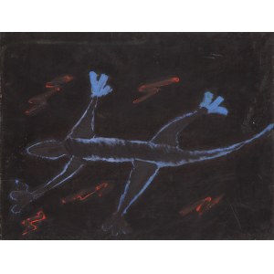 Małgorzata Rittersschild (ur. 1960), Jaszczurka oznacza krótkotrwałe szczęście, 1983