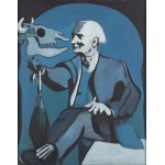 Antoni Fałat (1942 Warszawa - 2024 Warszawa), Zasłużony odpoczynek. Bruderszaft (autoportret), lata 70. XX w.