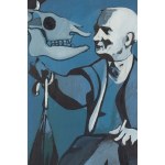 Antoni Fałat (1942 Warszawa - 2024 Warszawa), Zasłużony odpoczynek. Bruderszaft (autoportret), lata 70. XX w.