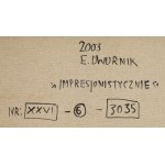 Edward Dwurnik (1943 Radzymin - 2018 Warszawa), Impresjonistycznie z cyklu Ewa, 2003