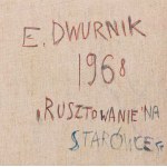Edward Dwurnik (1943, Radzymin - 2018, Varsovie), « Échafaudage dans la vieille ville » de la série « Varsovie », 1968