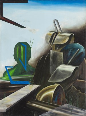 Sławomir Lewczuk (1938 Czerkasy Wołyńskie - 2020 Kraków), Bez tytułu, 1990