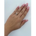 Art-Déco-Ring aus Gelbgold mit Diamanten (0,31 ct)