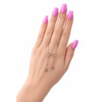 Halskette aus Weißgold mit Diamanten (0,17 ct)