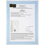 Collana d'epoca con diamanti naturali e perle