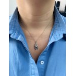Platinový přívěsek s diamanty 0,94 ct (výjimečně bílý)