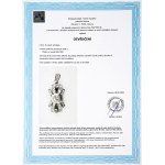 Platinový přívěsek s diamanty 0,94 ct (výjimečně bílý)