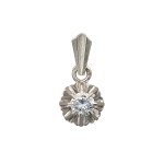 0.30 ct White Gold Diamond Pendant
