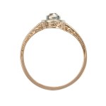 0.48 ct Yellow Gold Diamond Ring - Certified