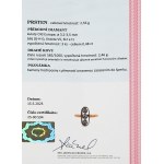 Diamantring aus Gelbgold, 0,48 ct – zertifiziert