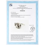 Art Deco Gold Ring with Natural Diamonds