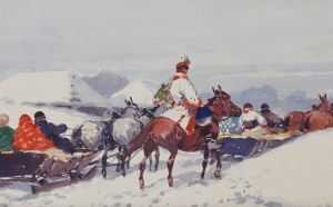 Adam Setkowicz, Na saních