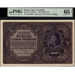 Poland. 1919 1000 Marek Prefix II Serja G