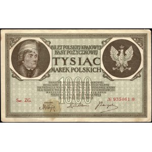 Poland. 1919 1000 Marek Prefix ZG
