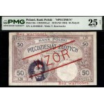 Poland. 1919 50 Zlotych Prefix A.26 - WZOR