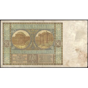 Polen. 1929, 50 Zloty, Präfix B.R.