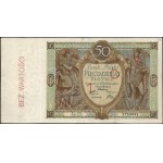 Poland. 1929 50 Zlotych Prefix ED - WZOR