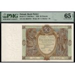 Poland. 1929 50 Zlotych Prefix EG