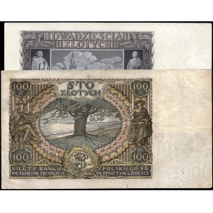 Poland. 1934-40 - 20 & 100 Zlotych