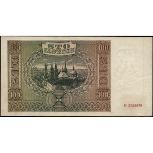 Polen. 1941, 100 Zloty, Präfix D