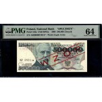 Poland. 1990 500000 Zlotych Prefix A - WZOR - No 814