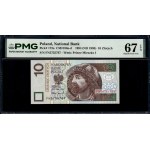 Poland. 1994 10 Zlotych Prefix FN