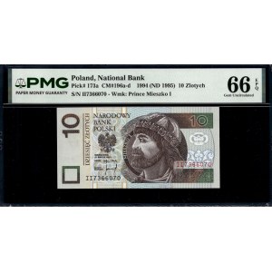 Poland. 1994 10 Zlotych Prefix II