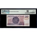 Poland. 1994 20 Zlotych Prefix GX