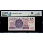 Poland. 1994 20 Zlotych Prefix YB - Replacement