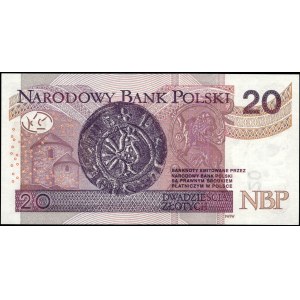 Poland. 2016 20 Zlotych Prefix BR