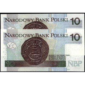 Poland. 2025 10 Zlotych Prefix CN - Consecutive Pair