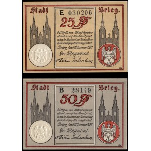 Poland. Brzeg 1921 25 & 50 Fenigow