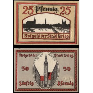 Poland. Brzeg 1921 25 & 50 Fenigow