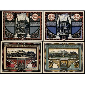 Poland. Strzegom 2 x 25 & 50 Fenigow 1920