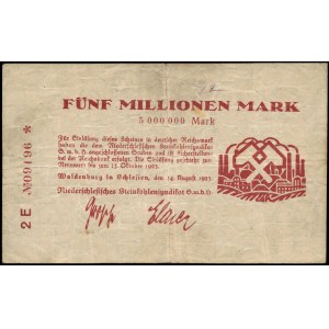 Poland. Wałbrzych 5 Milion Marek 1923