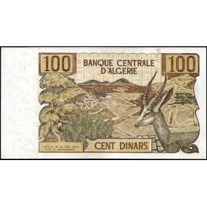 Algeria. 100 Dinars 1970 Dark Brown
